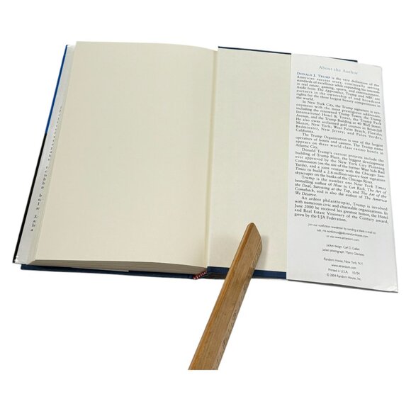 Trump Think Like A Billionaire Book HC DJ 2004 First Edition President USA - Picture 7 of 10